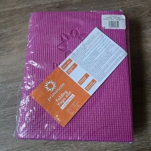 Primsole Pink Folding Yoga Mat